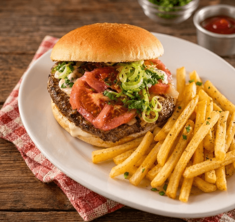Churrasco Chacarero con Carne de Vacuno